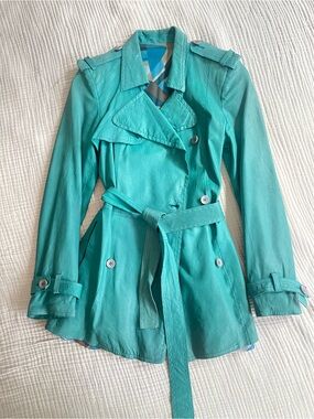Leather Trench Coat